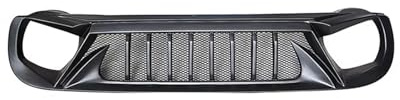 Frontgrill Frontstoßstange Racing Black Carbon Air Grille Lntake Styling Außenzubehör Für Jeep Für Renegade Für Grills 2016 2017 2018 Kühlergrill(Matt black)