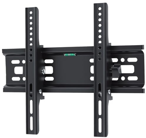 Supporto TV Parete, Staffa TV 15 Pollici - 42 Pollici, Porta Televisore a Muro Inclinabile per LED, LCD, OLED Piatte e Curve, VESA max. 200x200 mm, con Viti Accessori