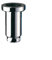 Delabie - Siphon d urinoir vertical diametre 50 avec ecrou diametre 32 garde d eau 50mm laiton chrome H120 Ref : 310000