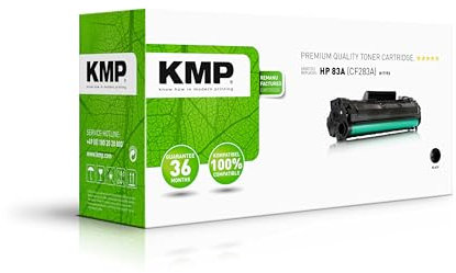 KMP Tonerkartusche passend für HP 83A Black (CF283A) - H-T193 - für Laserjet Pro MFP M125nw M127fn M127fw M127fs M125a M225dn M225dw M201n M20... etc.