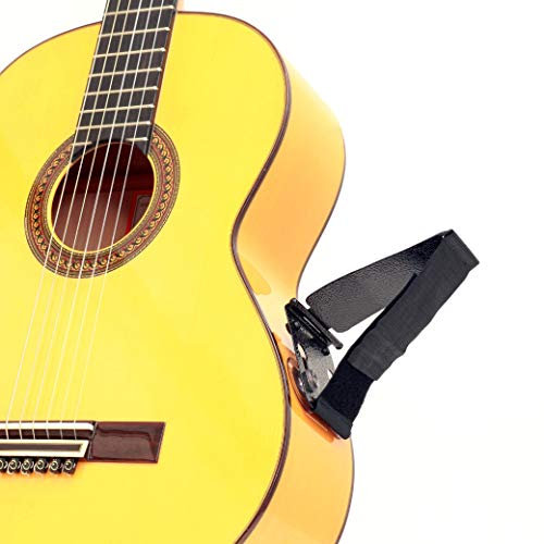 Tenor TPGS+ - Soporte ergonómico profesional para guitarras, elevador de guitarra, taburete de guitarra, correa para reposapiés, soporte profesional para guitarristas clásicos, flamencos, acústicos o
