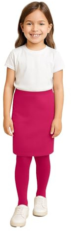 A2Z 4 Kids Plain Pencil Girls Plain Pencil Skirt Trendy Soft Feel Comfortable Summer Fashion - Skirt Cerise 7-8