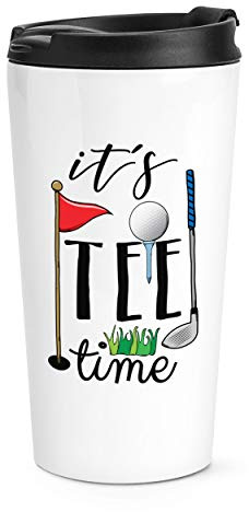 It's Tee Time Golf Travel Mug Cup