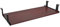 FRMSAET Bandeja para cajón para Teclado 53 cm / 60 cm / 76 cm Soporte de Madera para Debajo del Escritorio Plataforma de Altura Ajustable Herrajes para Muebles Accesorios de Oficina. (76 cm, Caoba)