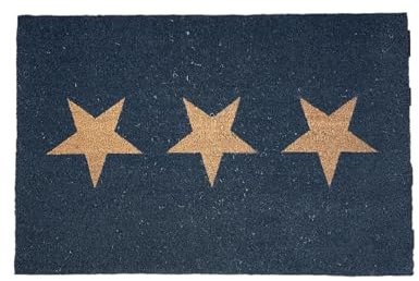 Loft1850 Large 3 Star Doormat in Charcoal