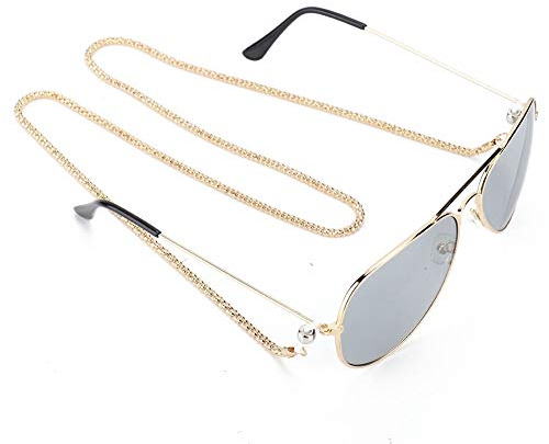 teeda glasses chainsMetal Strap Glasses, Gold Non-Slip Glasses Chain, Sunglasses Reading Glasses Eyeglass Chain, Fashion Eyeglass Chain Alloy for Travel Activity Festival Festival Fashion Decorations