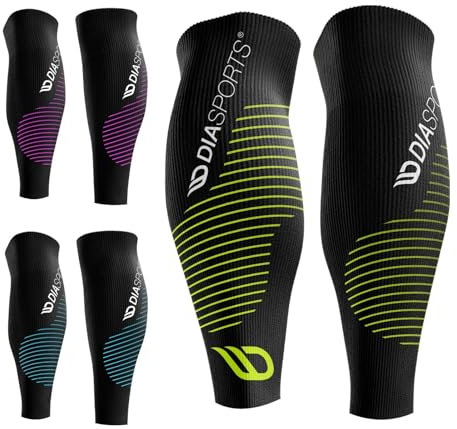 Diasports Waden Kompression für Herren & Damen | Wadenbandage | Kompressionsstrümpfe Sport | Kompressionsstrümpfe ohne Füße | Kompressions Wadenbandage für maximalen Halt bei Sport, Marathon…