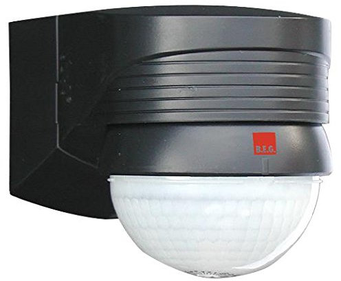 Pir 280 Deg 16M 2000W Noir, Angle de faisceau 280°, Type de détecteur PIR externe, gamme de produits Beg Luxomat, portée de détection max 16 m, couleur noire, profondeur extérieure 100 mm,