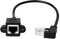 innov8 Cavo Ethernet Cat 6 ad angolo retto a 90 gradi, connettore di rete Ethernet schermato da maschio a femmina, cavo di prolunga per router, modem, switch box, rete (angolo sinistro)