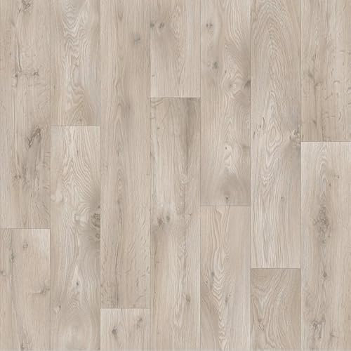 Beige Anti-Slip Cream Stone Effect Vinyl Flooring Roll For LivingRoom, DiningRoom, Kitchen, 2.3mm Vinyl Sheet, Waterproof Lino Flooring-4m(13'1) X 3m(9'9)-12m²