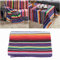 Jevina Mexikanische Tisch Decke für Mexikanische Party Hochzeits Dekorationen, Mexikanische Saltillo Serape Bett Decke Tisch Decke Tisch Decke Tapisserie Baumwolle Decke Picknick 150x200cm