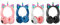 Roymart Auriculares Bluetooth Neon Pods Unicornio Multicolor