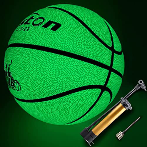 Senston Basketball Leuchtender Geschenk Basketbälle Size 7