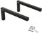 LST 2X Wandkonsole Waschtischhung Regalträger schwarz 300 mm Winkel