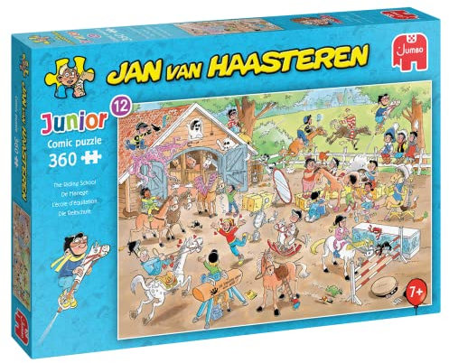 Jan van Haasteren Jumbo Spiele Jan van Haasteren Junior Reitschule 360 Teile - Puzzle für Kinder ab 7 Jahren