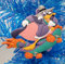 Darkwing Ente Ornament (einzigartiges bruchsicheres Design)