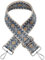 Verstellbar Schulterriemen 5CM Schultergurt Damen & Herren Breit Taschengurt für Handtaschen Riemen B-blau&beige