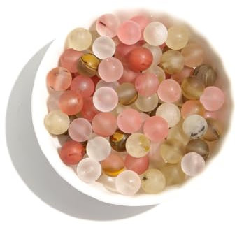 Natürliche Matte Stein Perlen 6mm Wassermelone Turmalin Runde Edelstein Perlen Spacer Charme Energie Heilung Perlen DIY für Armband Halskette Ohrringe Schmuck machen