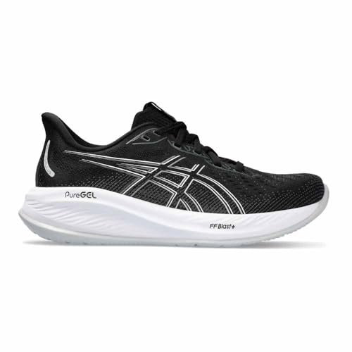 ASICS Femme Gel-Cumulus 26 Sneaker, Noir/BÉTON, 39 EU