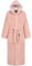 Morgenstern Accappatoio bambini adolescenti ragazze ragazzi spugna velluto cappuccio, Rosa cipria, 134 cm-140 cm