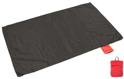 PEARL Decke: Ultraleichte Mini-Picknickdecke 70 x 110 cm, kleines Packmaß, 55 g (Picknick Decke klein, Camping-Sitzunterlage, wasserdichte Taschen)