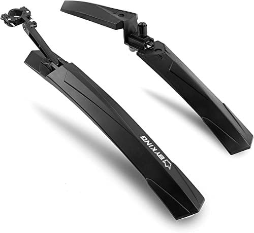 Byking Bike Mudguards For Mountain Bikes With Up To 27.5 tyres, Bicycle Mudguards Fully Adjustable Rear Fender And Front Mudguard Set Ideal For Carrera Bikes.