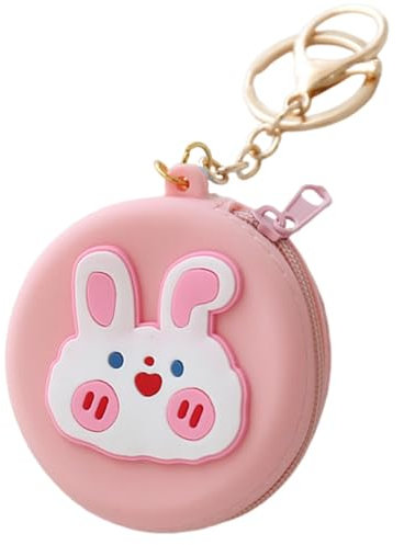 Wisylizv Custodia in Silicone per Cani - Porta Premietti per Cani Piccoli | Borsa per Snack per Cuccioli | Sacchetto Addestramento Cane Nero con Moschettone per Viaggio O Uso Esterno