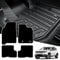 MatTrax - Car Mats for Dacia Duster 2018 to 2024 – Tailored Car Carpet Car Mats Set with Accessories – Anti-Slip Car Floor Mats, Waterproof – Easy to Clean - Black Edging,Carpet