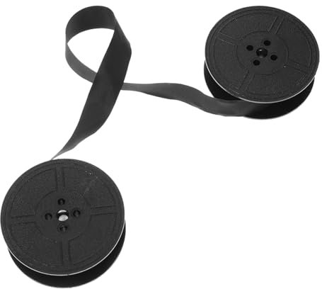 Sewroro Universelles Schreibmaschinenband Nylon Schwarz Double Spool Tintenband Langlebig Leicht Tragbar Für Retro Und Mechanische Schreibmaschinen Bürobedarf