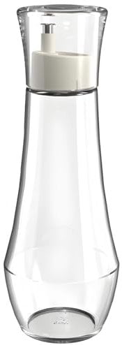 250 ml Mundspülspender, Glasflasche mit Deckel und Pumpe, transparent