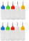 HDBHSBE 10Packs Precision Tip Applicator Bottles 15ML Needle Tip Glue Bottle Plastic Dropper Bottle Needle Drip Bottles For DIY Craft(Random Color) Drip 15 ml dropper r