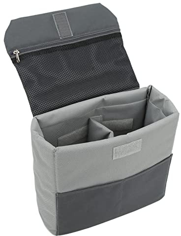 CHEOTIME Camera Insert Bag, Water Proof Shockproof Camera Protective Bag SLR Carrying Case Camera Organizer for SLR Camera Lenses Flashes (S) (L) (S)