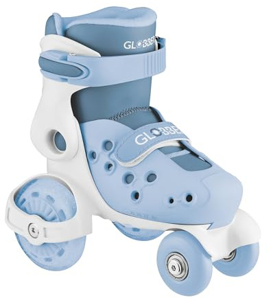 Globber Learning Skates, Quad-Skates, 26-29, Polyurethan, Inline Skate Rad, Klettverschluss, 50mm