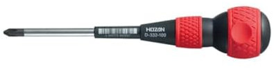 1 X Hozan D-332-100 Jis +2 Ball Grip Screwdriver by HOZAN