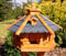 holzdekoladen Vogelhaus mit Bitumenschindeln Typ 4 (blau)