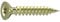 Dresselhaus 0/1139/021/4,5/25/ /03 JD-79-Universalschraube mit Senkkopf und Fräsrippen, I-Stern und Vollgewinde, galvanisch verzinkt gelb chromatiert, 4,5 x 25 mm, 4,5 x 25, 1000 Stück