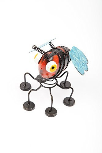 point-garden Gartenfigur aus Metall Dekofigur Biene