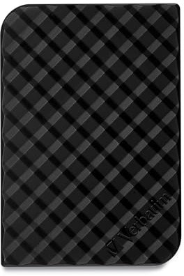 Verbatim Store 'n' Go SuperSpeed, 2 TB, Schwarz geriffelt, Externe Festplatte, USB 3.0, Festplatte extern, für Windows & Mac OS X & Linux, tragbare Festplatte, USB Festplatte