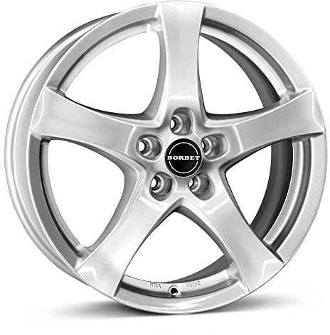 Borbet F brilliant silver 8x18 ET45 5.00x120 Hub Bore 72.50 mm - Alu felgen