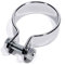 Auspuff Befestigung Klemme Halter Schelle 2 Chrom 51mm für Harley Davidson