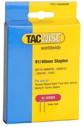 Tacwise 0768 Schmalrückenklammern (91/40mm,1.000 Stück pro Verpackung)