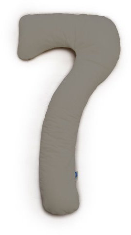 Theraline my7 Seitenschläferkissen mit Bezug, waschbar 60°C, Stillkissen & Lagerungskissen ergonomisch mit integriertem Kopfkissen, Kissen für Seitenschläfer mit wattiertem Bezug für mehr Komfort