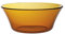 Duralex Ensaladera Vidrio ámbar, Vermeil, 23 x 23 x 9.5 cm