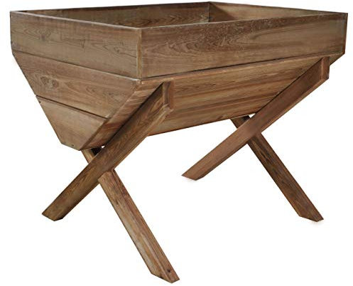 Forest Garden 1m Pressure Treated Wooden Kitchen Garden Trough, 121 litre