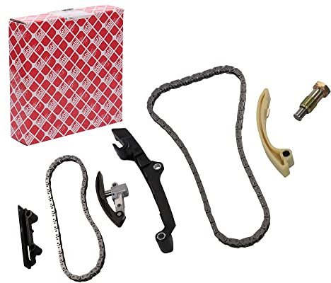 febi bilstein 45792 Steuerkettensatz für Nockenwelle, mit Gleitschienen und Kettenspanner, 1 Stück | Kompatibel mit: SEAT TOLEDO II, VW BORA I, BORA Variant, GOLF IV, GOLF IV Variant, PASSAT B5, PASSAT B5 Variant