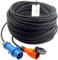 CEE auf Schuko Adapter 5m Camping Stromkabel H07RN-F 3x1,5 Landstromkabel Wohnmobil Wohnwagen Kabel Camping Adapter 5 Meter Strom Verlängerungskabel CEE-Stecker Campingstecker