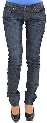 Sotala Damen RÖHRE RÖHRENJEANS HÜFT HÜFTJEANS Stretch Stretchjeans Hose Jeans Slim FIT BLAU