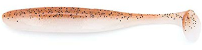Keitech Easy Shiner 4 (ca. 10 cm) *Japan Gummifisch (JDM)* Highend Angelköder für Zander, Hecht & Barsch - 4 Inch - ca. 10 cm - 7 Gummifische, Natural Craw