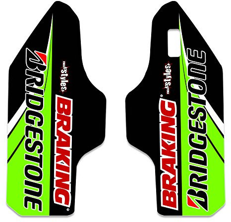 Aufkleber passende für KAWASAKI KXF 250 450 2018 Gabelprotektoren Dekor DECALS Vinyl