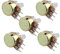 HALJIA 5 x Potentiometer 5 K Ohm Kompatibel mit Arduino Raspberry Pi und andere Projekte mit gerändeltem Schaft